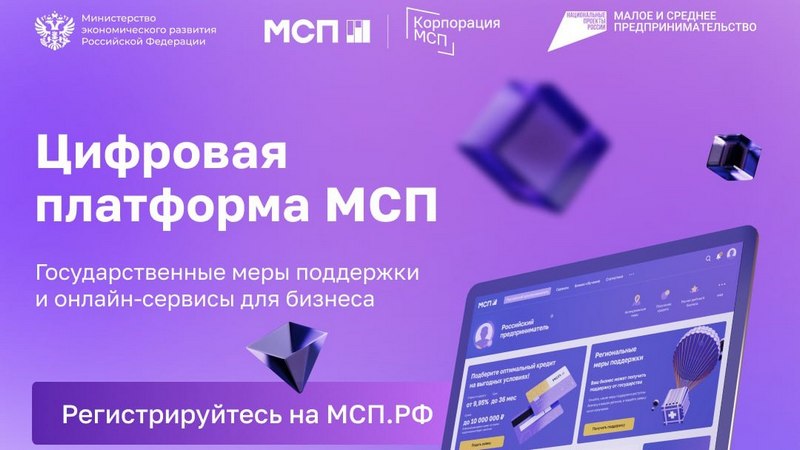 Пользователями Цифровой платформы МСП.РФ за два года ее существования стали более 3.5 тамбовчан.