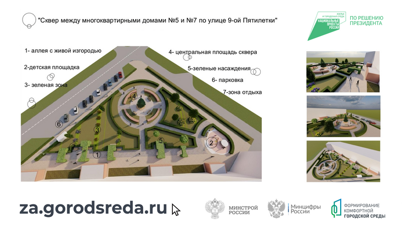 Котовчане продолжают выбирать общественные территории, которые будут благоустроены по программе «Формирование комфортной городской среды» нацпроекта «Жилье и городская среда».
