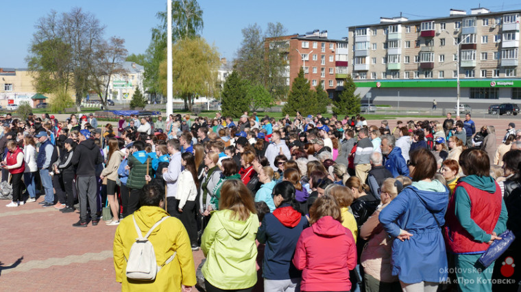 Жители Котовска приняли участие в общероссийском субботнике «Зеленая весна».
