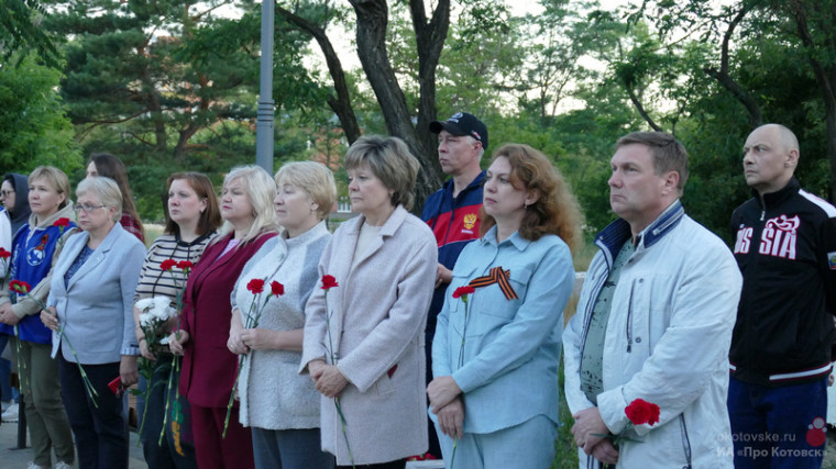 Памятными мероприятиями в парке Воинской Славы в Котовске отмечен День памяти и скорби.