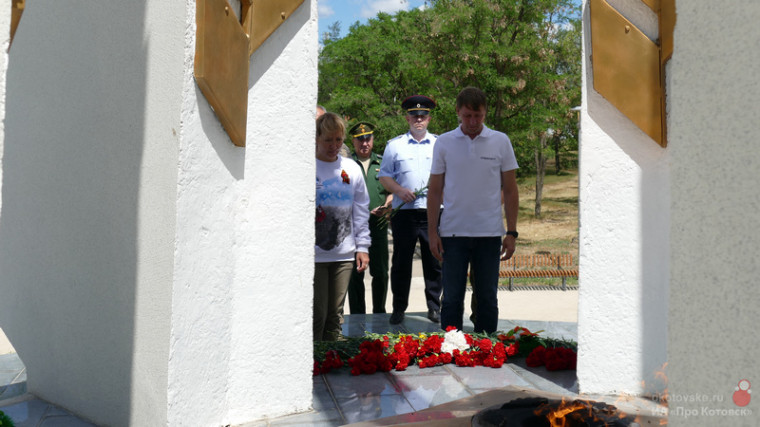 Памятными мероприятиями в парке Воинской Славы в Котовске отмечен День памяти и скорби.